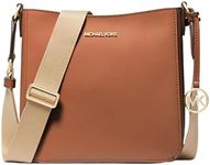 Michael Kors Small Leather Crossbody Bag (Luggage)