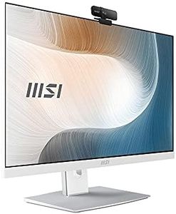 MSI Modern AM241P 11M All in One Desktop PC - 23.8" FHD IPS Panel, 11th gen Intel Core i5-1135G7 CPU, 8GB DDR4 RAM, 256GB M.2 SSD, Wi-Fi 6, Wireless Tastiera & Mouse, Windows 10 Pro - Bianco