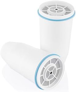 ZEROFILTER ONLINE ZR-017 | Replacement Water Filters for Pitchers and Dispensers | 0 TDS Remove Lead, Heavy Metals, Chlorine, Fluoride PFOA/PFOS (2)