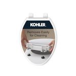 Kohler 4636-RL-0 Cachet ReadyLatch Quiet Close Elongated Toilet Seat, White