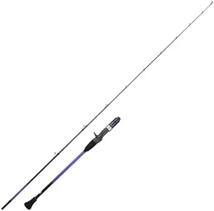 HANDING Cruiser Shadow Slow-Pitch Jigging Rod, Fuji Alconite K Guide, Toray 30 Ton+40 Ton Carbon Fiber Blank, Fuji DPS Reel Seat, 2-Piece Spinning and Casting Rod for Snapper, Grouper and Tuna Etc.