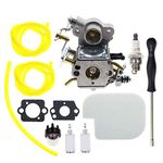 C1M-W26 PP4218 Carburetor for Zama C1M-W26A C1M-W26C Poulan Pro P3314 PP4218A PP4218AVX PP4018 with Air Filter replace for 545070601