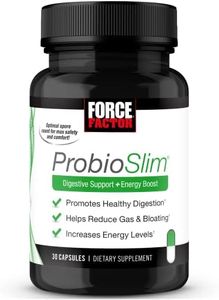 Force Factor Probioslim Probiotics + Weight Loss Supplement, Burn Fat, Lose Weight, Reduce Gas, Bloating, Constipation, Digestive Health, 30Count