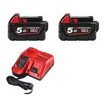 Milwaukee 4933459217 M18NRG-502 Rechargeable Battery Starter Kit 12 W 12 V