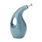 Rachael Ray 51980 Cucina Ceramics EVOO Olive Oil Bottle Dispenser with Spout - 24 Ounce, Blue