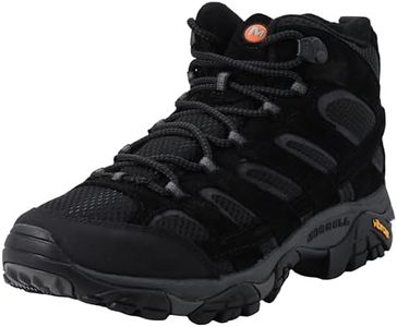 Merrell Men's Moab 2 Vent Mid Hiking Boot, Black Night, 10 M US