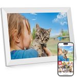 GGUA 10.1 Inch Digital Photo Frame Wifi Built in 32GB Memory, 1280x800 IPS LCD Touchscreen, Auto-Rotate and Audio, Quick and Easy Share Photos or Videos via the Frameo App, the Best Choice for Gifting