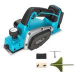 Cordless Electric Hand Planer Compatible with Makita 18V Battery,Tool Only-Brushless Motor,82mm Planing Width, 2mm Chip Depth for Woodworking