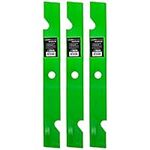 8TEN LawnRAZOR Blade Set for Exmark Lazer Z XP AS XS E-Series S-Series 60 Inch Deck 103-6403 103-6403-S (High Lift) 3 Pack