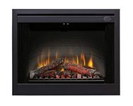 Dimplex BF Series 33" Deluxe Built-in Electric Firebox (Model: BF33DXP), 9220/7170/4915 BTU, 240/208/120 Volt, 2700/2100/1440 Watt, Black