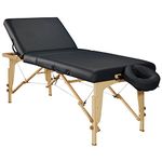 Master Massage 30" Midas Tilt 3 Section Portable Massage Table Package Backrest Liftback Tattoo and Salon Table