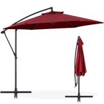 ABCCANOPY 9FT Patio Umbrellas Cantilever Umbrella Offset Hanging Umbrellas