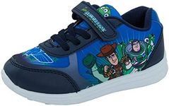 Disney Boys Toy Story Easy Fasten Trainers Blue/Navy 9 UK Child