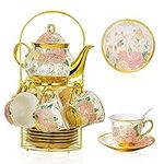 20 Pieces European Ceramic Tea Set 