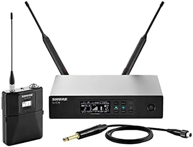 Shure QLXD14 Wireless System with Bodypack and WA305 Instrument Cable for Guitar/Bass - H50 Band