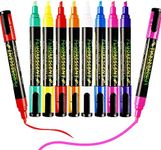 RIDINO Liquid Chalk Markers - Chalkboard Marker Erasable on Blackboard, Glass, Window, Mirror and Art Chalk Pen - Wet Erase & Dry Erase Marker Pens(Non-Toxic)