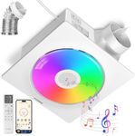 VIVOHOME APP Control Bathroom Exhaust Fan with Bluetooth Speaker, 160CFM