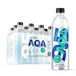 Talking Rain AQA Alkaline Ionized Bottled Water, 9.5 pH, with Electrolytes and Minerals Added for Taste, 20 fl oz Bottle (Pack of 12)