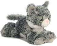 Aurora® Adorable Mini Flopsie™ Lily™ Stuffed Animal - Playful Ease - Timeless Companions - Gray 8 Inches