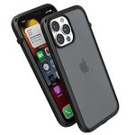 Catalyst iPhone 13 Pro Max Case Influence Series Slim Case, Finger-Print Safe Cases, Drop Proof Phone, with Lanyard (Stealth Black)