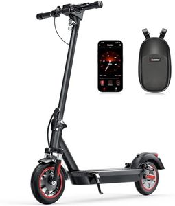 iScooter Electric Scooter Adults, 50 Mile Range, 28 mph Top Speed, App with Map Navigation Function, 750W Motor, Foldable & Dual Suspension Commuter Electric Scooter with Turn Signals & Scooter Bag