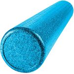 JFIT High Density Foam Roller, Solid Blue, 36-Inch