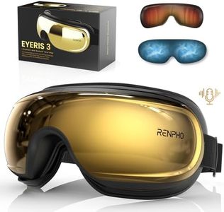 RENPHO Valentines Day Gifts, Eye Massager with Heat and Cooling, FSA/HSA Eligible, Eyeris 3 Voice Controlled Heated Eye Mask with DIY Massage Setting, Music Eye Care Birthday Gifts for Women Men