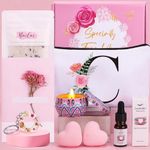 Bath Sets Birthday Pamper Gifts for Women Her, Unique Personalized Skin Care Self Care package for Her Pamper Hampers Kit for Women, Relaxation Spa Sets Birthday Gifts Ideas for Women Best Friend Mum