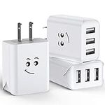 Upgraded USB Wall Charger, 3.1A 3-P