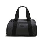 Vooray Burner Gym - 39 cm./15,5 inch - 23L - Compact Gym Bag with Shoe Pocket (Matte Black)