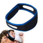 Homeaura Anti Snoring Chin Strap Best Snore Reducer Device | Adjustable Jaw Band Snore Reduction Belt Aids Sleep | Soft Chin Strap Support & Mouth Breathing Stopper for Men and Women Snoring Solution