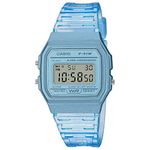 Casio Vintage Collection Unisex See Through Jelly Digital Watch with Resin Strap