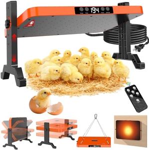 Chicken Coop Heater for Winter,Smart Chicken Brooder Coop Heater Radiant Heat Panel Built-in Adaptive Temperature Sensor, Chick Brooder Plate for Chicks, Adaptable to Timer and Temp Controllers
