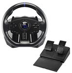 Subsonic Superdrive - SV750 Drive pro sport steering wheel with pedals, paddles shifter and vibration - Xbox Serie X/S, PS4, Xbox One, Switch, PC (programmable for all games) (Xbox Series X/)