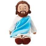 Natseekgo 13 Inch My Friend Jesus Plush?Classic Christ Religious Savior Jesus Stuffed Plush Doll Toys with Smile Religious Party Favors Gift for Boys and Grils (Jesus), Medium