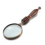 HYRZD 72mm Retro Magnifying Glass - 10X Magnification,glass Lens,no Distortion,ultra High Definition,the Best Reading Magnifier For The Elderly,perfect Low Vision Aid