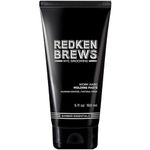 Redken Hair Gel, Molding Paste, Hair Paste for Men, Strong Hold, Maximum Control, Long-lasting Natural Finish, Keeps Style Flexible, Brews, 5 fl.oz./150ml