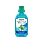 Himalaya Active Fresh Mint Mouthwash 215ml-No Alcohol-Whiter Teeth,Fresh Breath,12hr Germ Protection