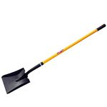 Defender Tools S13 1480mm Long Garden Shovel Square Mouth Head Fibreglass Handle