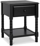 DaVinci Jenny Lind Spindle Nightstand in Ebony