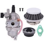 HouYeen Carburettor Carb with Air Filter Stack for 2 Stroke 43cc 47cc 49cc Engine Mini Moto ATV Dirt Pocket Bike