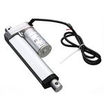 Generic DC 12V 100mm Stroke 500N 20MM/s Linear Actuator, White