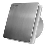 SINGER Venti X 150mm Air Exhaust fan for Kitchen, Bathroom | Noiseless, Sleek Design Easy to Clean | High Speed, Powerful Motor, 100% Copper Winding, 3 Year Warranty【Steel Finish】