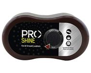 PRO Quick Shine Shoe Shining Sponge Brown Shoe Shiner