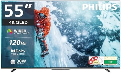 Philips 139 cm (55 inches) 8100 Series 4K Ultra HD Smart QLED Google TV 55PQT8100/94