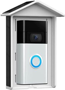 XTU Solar Charger for Video Doorbell, Compatible with Video Doorbell 2nd Gen (2020 Release), and All Battery-Powered Video doorbells and Cameras (with Micro USB/Type C), Waterproof Continuous Charging