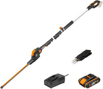 WORX 20V Cordless Pole Hedge Trimmer – Lightweight, Extendable