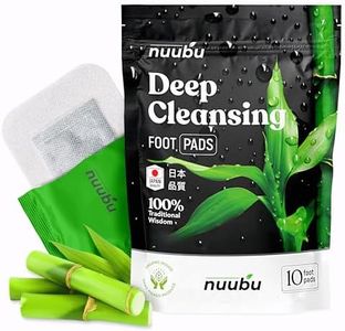 Nuubu | Deep Cleansing Foot Pads for Better Sleep & Foot Care | Premium Japanese Organic Foot Pads with Ginger Powder (10 Pc)