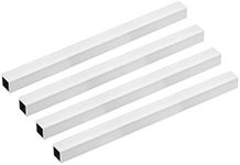 uxcell 6063 Aluminum Square Tube, 20mmx20mmx1mm Wall Thickness 300mm Length Seamless Straight Pipe Tubing 4 Pcs