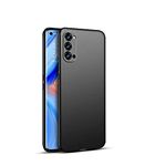 ZustWOW Mobile Back Cover for Oppo Reno5 Pro 5G (Smooth Silicone|CameraProtection|Black CS1703)